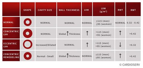 lvh criteria on echo.